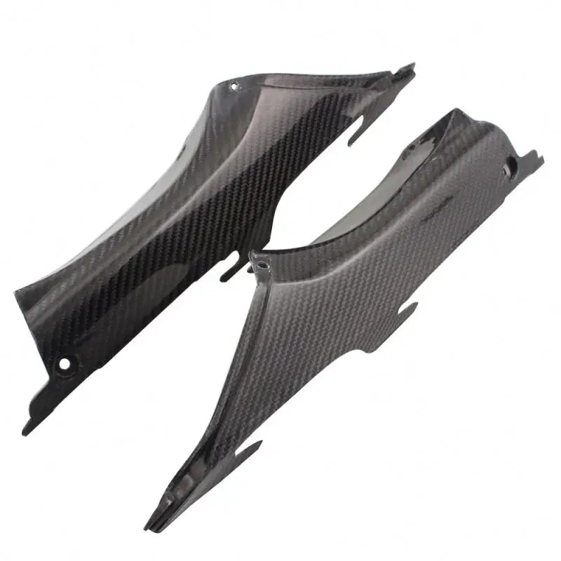 Cafe Racer Motorcycle Carbon Fiber UV Coating Fairing Air Duct Tube Cover for  CBR1000RR CBR 1000 RR CBR1000 RR 2012-2015